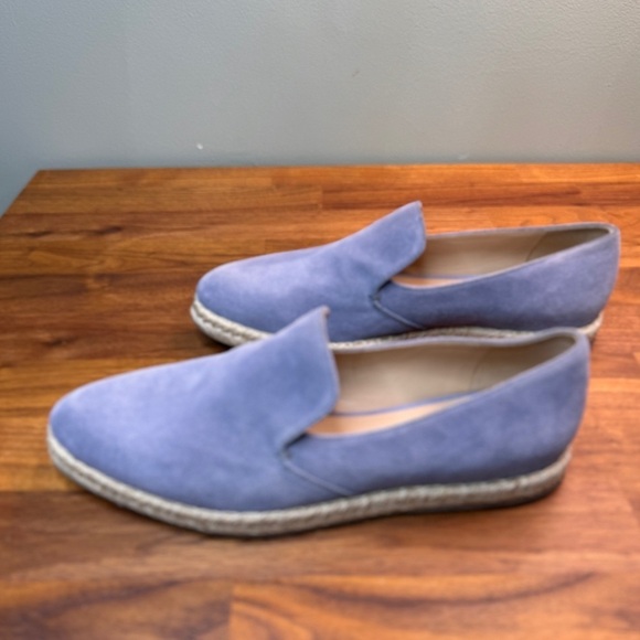 M. Gemi Women's Agio Blue Espadrille Pointy Toe Slip Ons 39 Suede - Picture 5 of 11